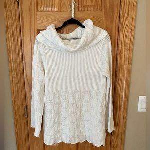 White Cowlneck sweater
